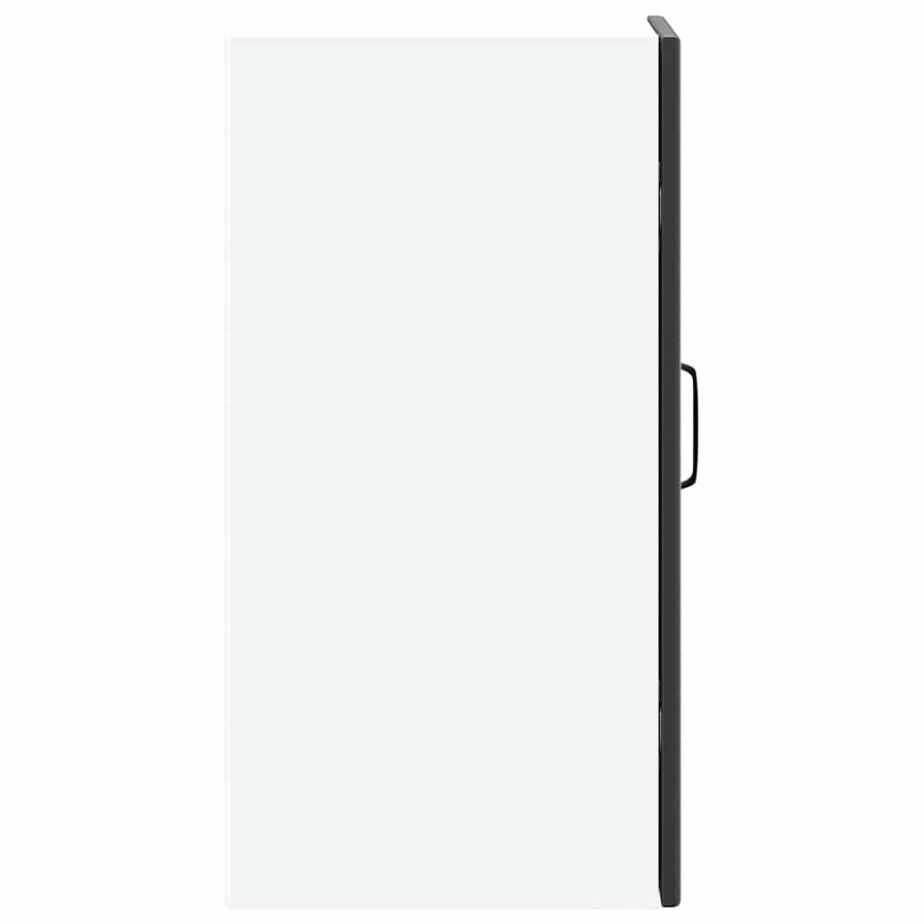 vidaXL Kitchen Wall Cabinet "Kalmar" Black Engineered Wood