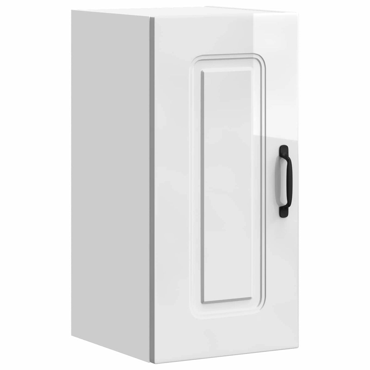 vidaXL Kitchen Wall Cabinet "Kalmar" High Gloss White Engineered Wood