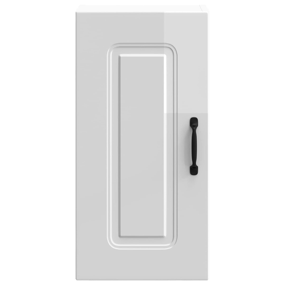 vidaXL Kitchen Wall Cabinet "Kalmar" High Gloss White Engineered Wood