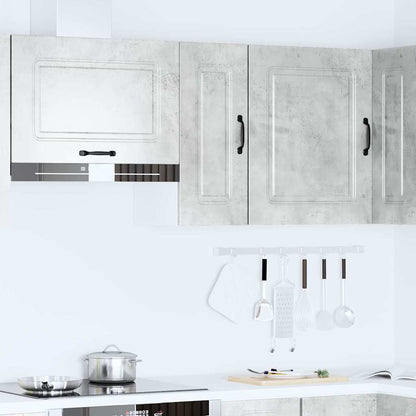 vidaXL Kitchen Wall Cabinet "Kalmar" Concrete Grey Engineered Wood