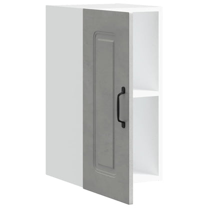 vidaXL Kitchen Wall Cabinet "Kalmar" Concrete Grey Engineered Wood