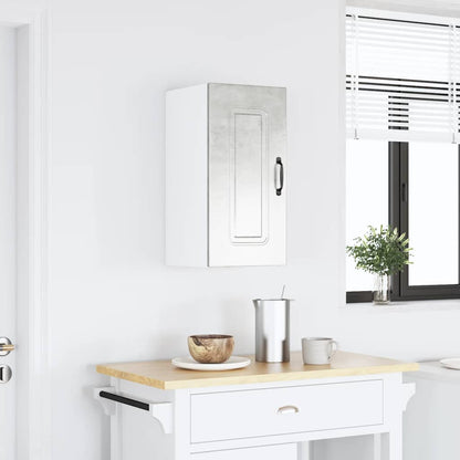 vidaXL Kitchen Wall Cabinet "Kalmar" Concrete Grey Engineered Wood