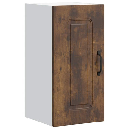 vidaXL Kitchen Wall Cabinet "Kalmar" Smoked Oak Engineered Wood
