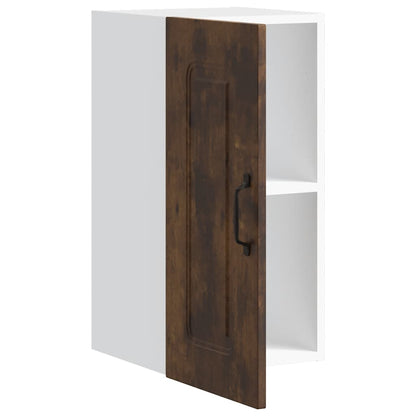 vidaXL Kitchen Wall Cabinet "Kalmar" Smoked Oak Engineered Wood