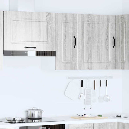 vidaXL Kitchen Wall Cabinet "Kalmar" Grey Sonoma Engineered Wood