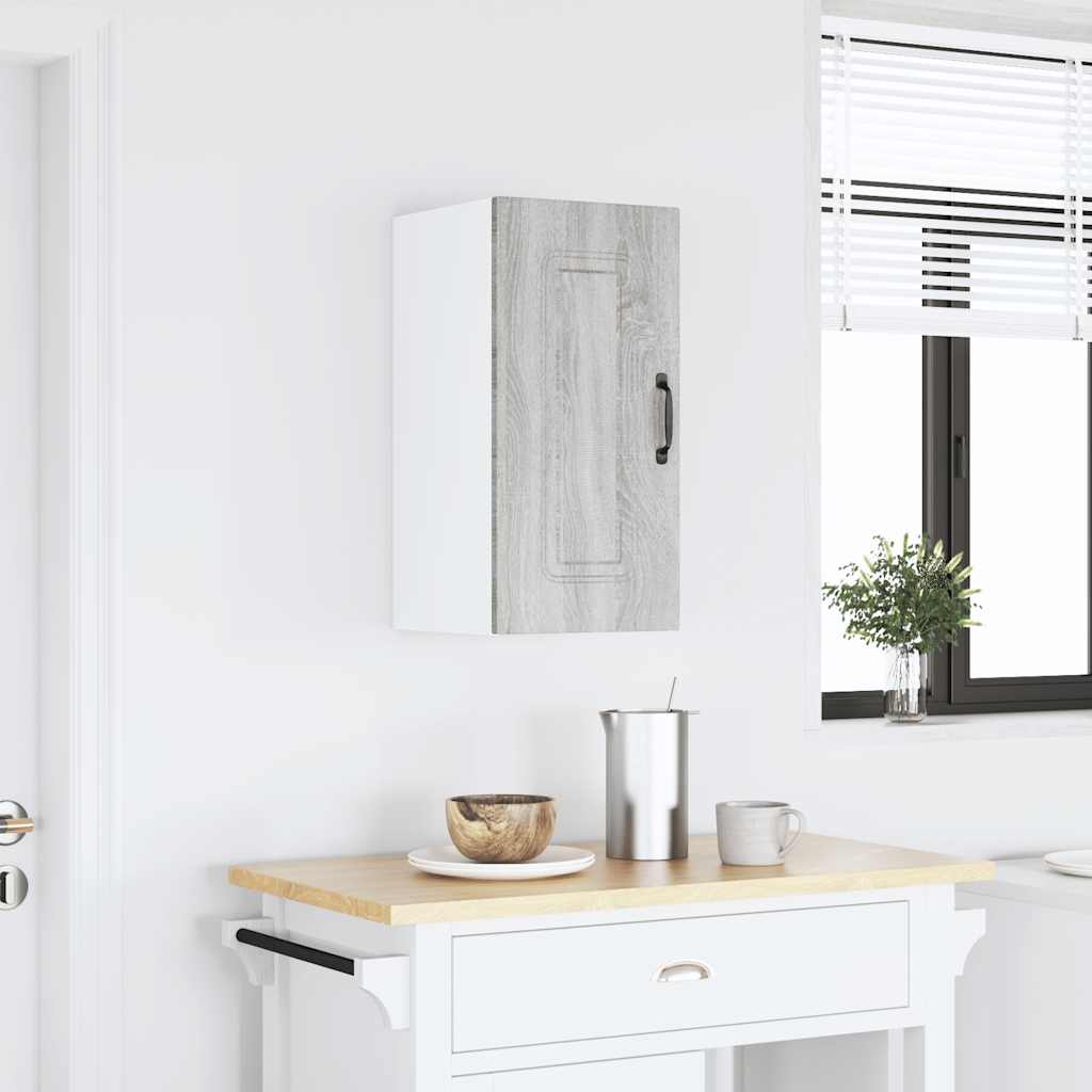 vidaXL Kitchen Wall Cabinet Kalmar Grey Sonoma Engineered Wood