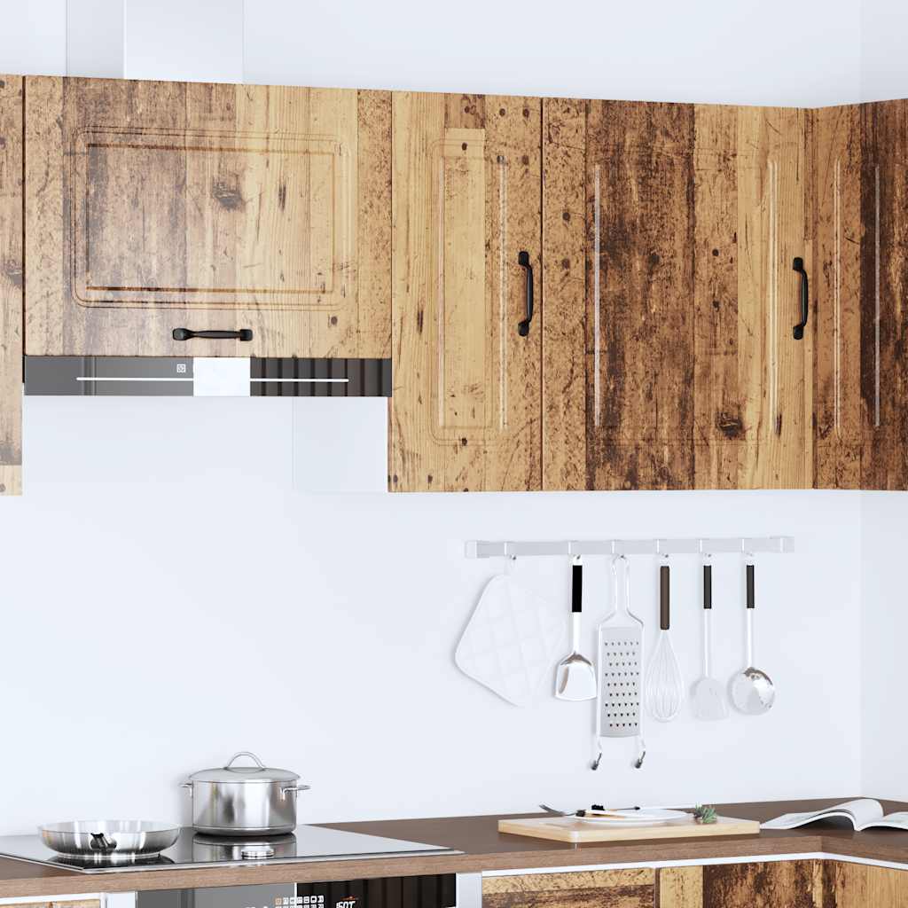 vidaXL Kitchen Wall Cabinet "Kalmar" Old Wood Engineered Wood