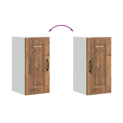 vidaXL Kitchen Wall Cabinet "Kalmar" Old Wood Engineered Wood