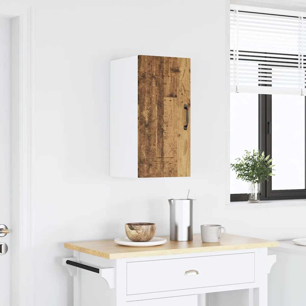 vidaXL Kitchen Wall Cabinet "Kalmar" Old Wood Engineered Wood