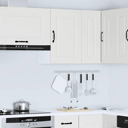 vidaXL Kitchen Wall Cabinet "Kalmar" White Engineered Wood