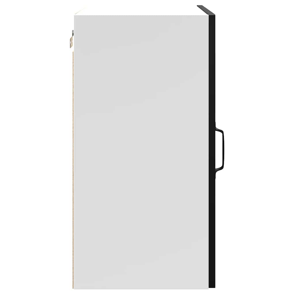 vidaXL Kitchen Wall Cabinet Kalmar Black Engineered Wood