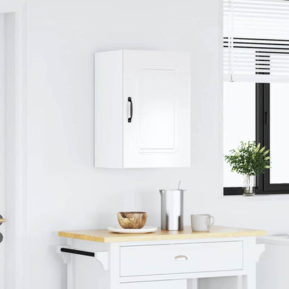 vidaXL Kitchen Wall Cabinet "Kalmar" High Gloss White Engineered Wood