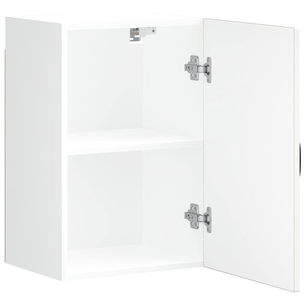 vidaXL Kitchen Wall Cabinet "Kalmar" High Gloss White Engineered Wood