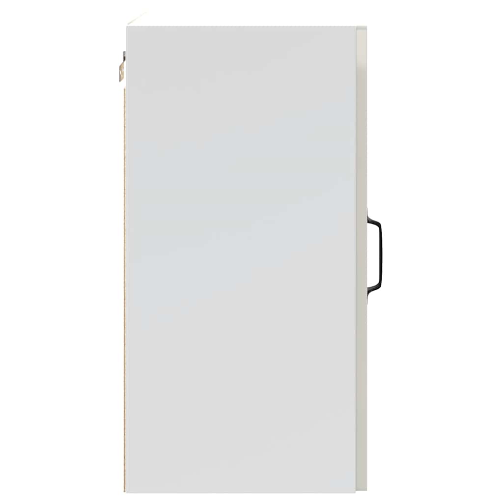 vidaXL Kitchen Wall Cabinet "Kalmar" High Gloss White Engineered Wood