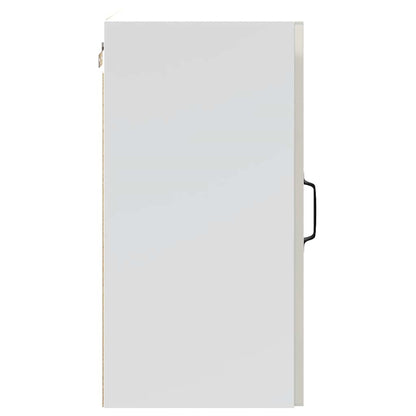 vidaXL Kitchen Wall Cabinet "Kalmar" High Gloss White Engineered Wood