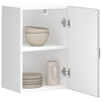 vidaXL Kitchen Wall Cabinet "Kalmar" Concrete Grey Engineered Wood