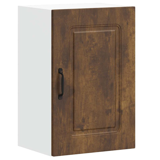 vidaXL Kitchen Wall Cabinet "Kalmar" Smoked Oak Engineered Wood