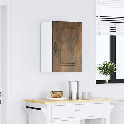vidaXL Kitchen Wall Cabinet "Kalmar" Smoked Oak Engineered Wood