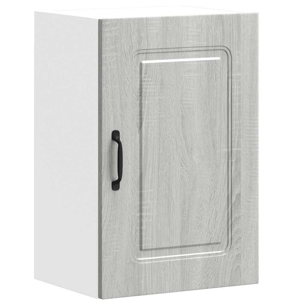 vidaXL Kitchen Wall Cabinet "Kalmar" Grey Sonoma Engineered Wood