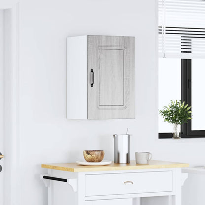 vidaXL Kitchen Wall Cabinet "Kalmar" Grey Sonoma Engineered Wood