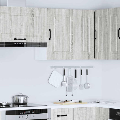 vidaXL Kitchen Wall Cabinet "Kalmar" Grey Sonoma Engineered Wood