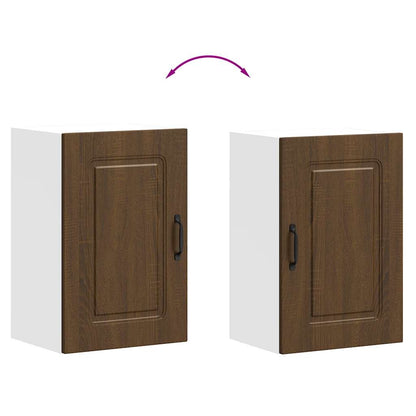 vidaXL Kitchen Wall Cabinet Kalmar Brown Oak Engineered Wood