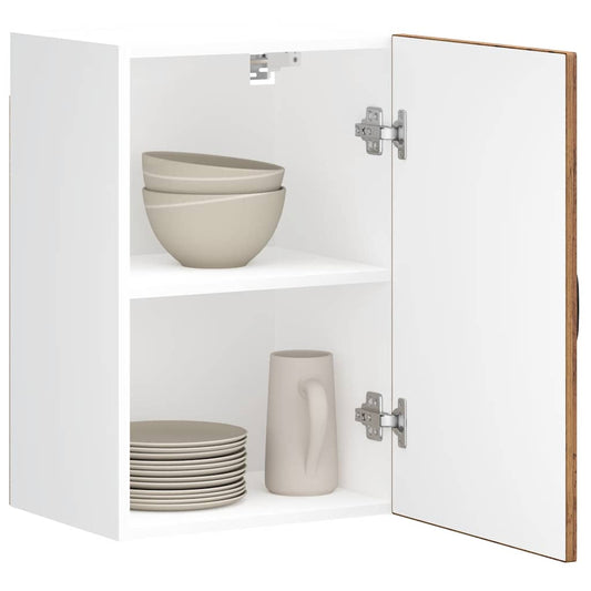 vidaXL Kitchen Wall Cabinet "Kalmar" Old Wood Engineered Wood