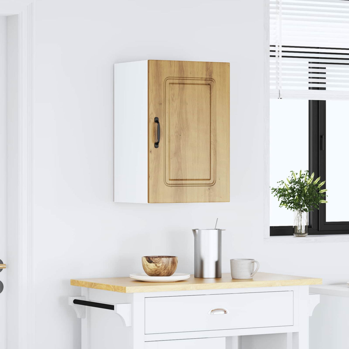 vidaXL Kitchen Wall Cabinet "Kalmar" Artisan Oak Engineered Wood