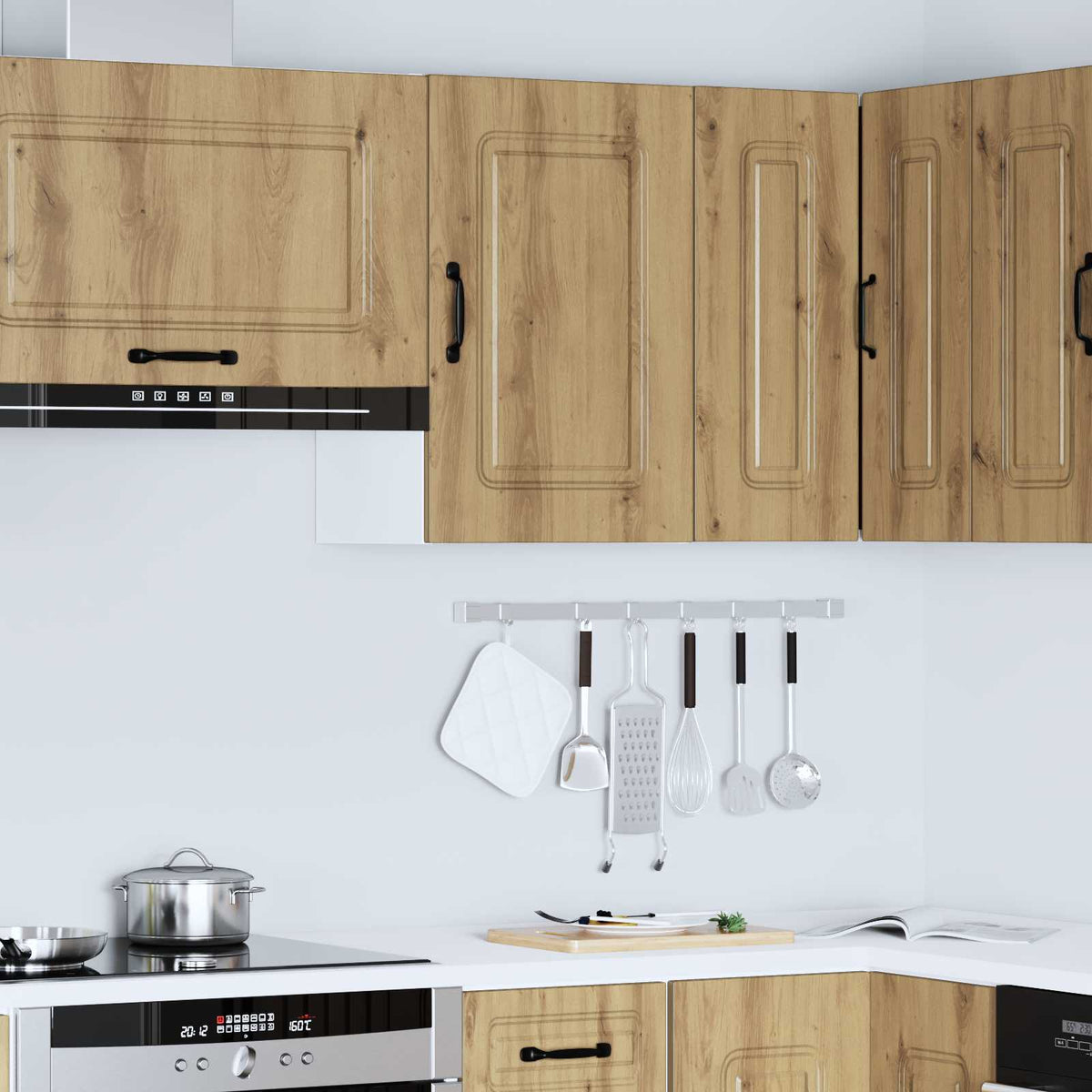vidaXL Kitchen Wall Cabinet "Kalmar" Artisan Oak Engineered Wood