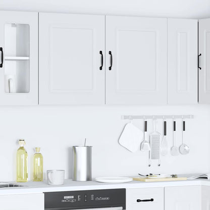 vidaXL Kitchen Wall Cabinets 2 pcs "Kalmar" White Engineered Wood