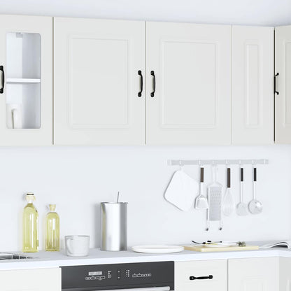 vidaXL Kitchen Wall Cabinets 2 pcs "Kalmar" White Engineered Wood