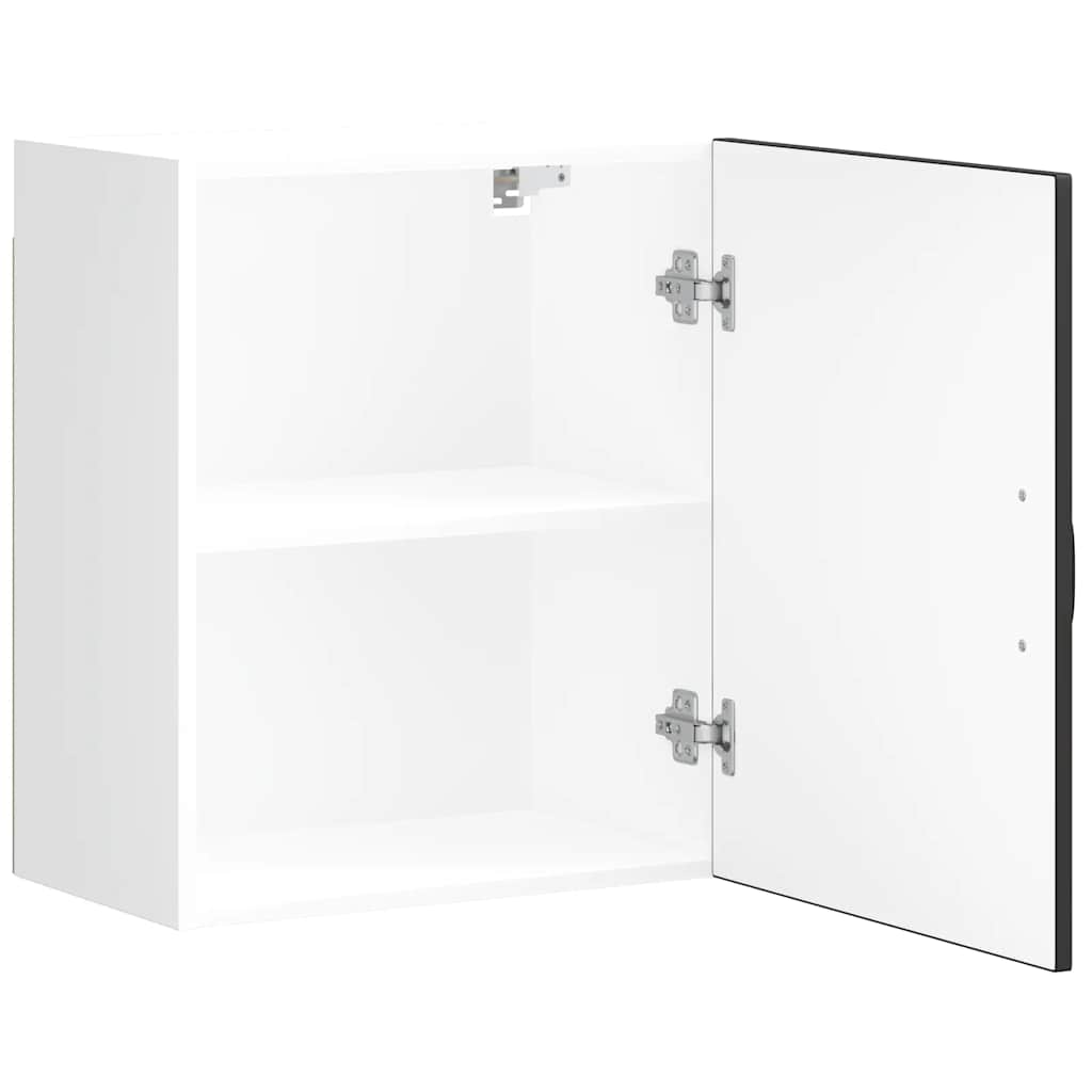 vidaXL Kitchen Wall Cabinet Kalmar Black Engineered Wood
