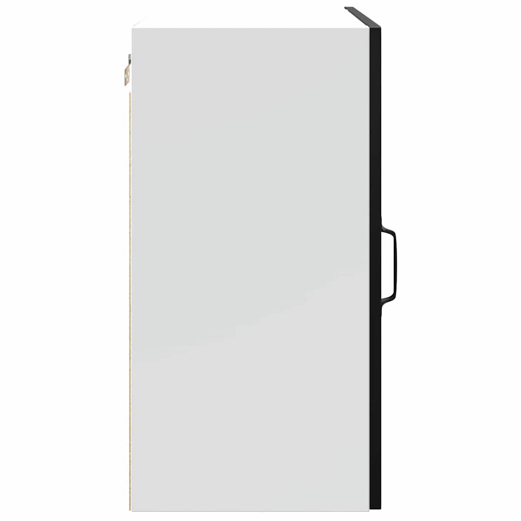 vidaXL Kitchen Wall Cabinets 2 pcs Kalmar Black Engineered Wood