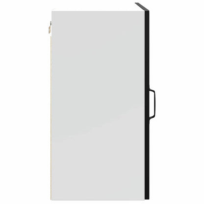 vidaXL Kitchen Wall Cabinets 2 pcs Kalmar Black Engineered Wood