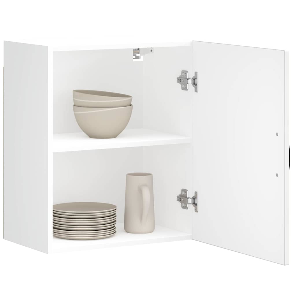 vidaXL Kitchen Wall Cabinets 2 pcs Kalmar High Gloss White Engineered Wood