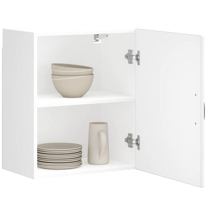 vidaXL Kitchen Wall Cabinets 2 pcs Kalmar High Gloss White Engineered Wood