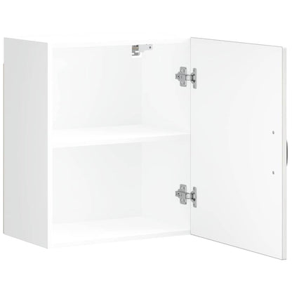 vidaXL Kitchen Wall Cabinets 2 pcs Kalmar High Gloss White Engineered Wood