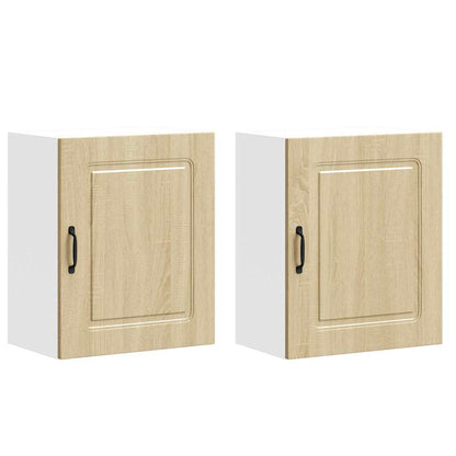 vidaXL Kitchen Wall Cabinets 2 pcs Kalmar Sonoma Oak Engineered Wood