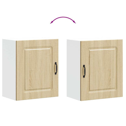 vidaXL Kitchen Wall Cabinets 2 pcs Kalmar Sonoma Oak Engineered Wood