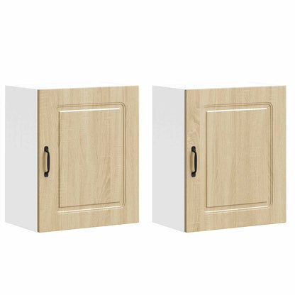 vidaXL Kitchen Wall Cabinets 2 pcs Kalmar Sonoma Oak Engineered Wood
