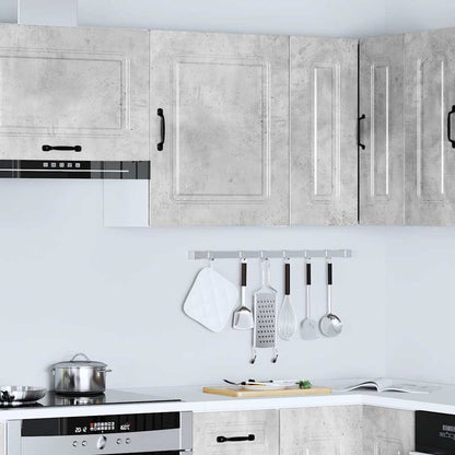 vidaXL Kitchen Wall Cabinet Kalmar Concrete Grey Engineered Wood