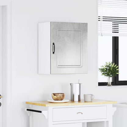 vidaXL Kitchen Wall Cabinet Kalmar Concrete Grey Engineered Wood