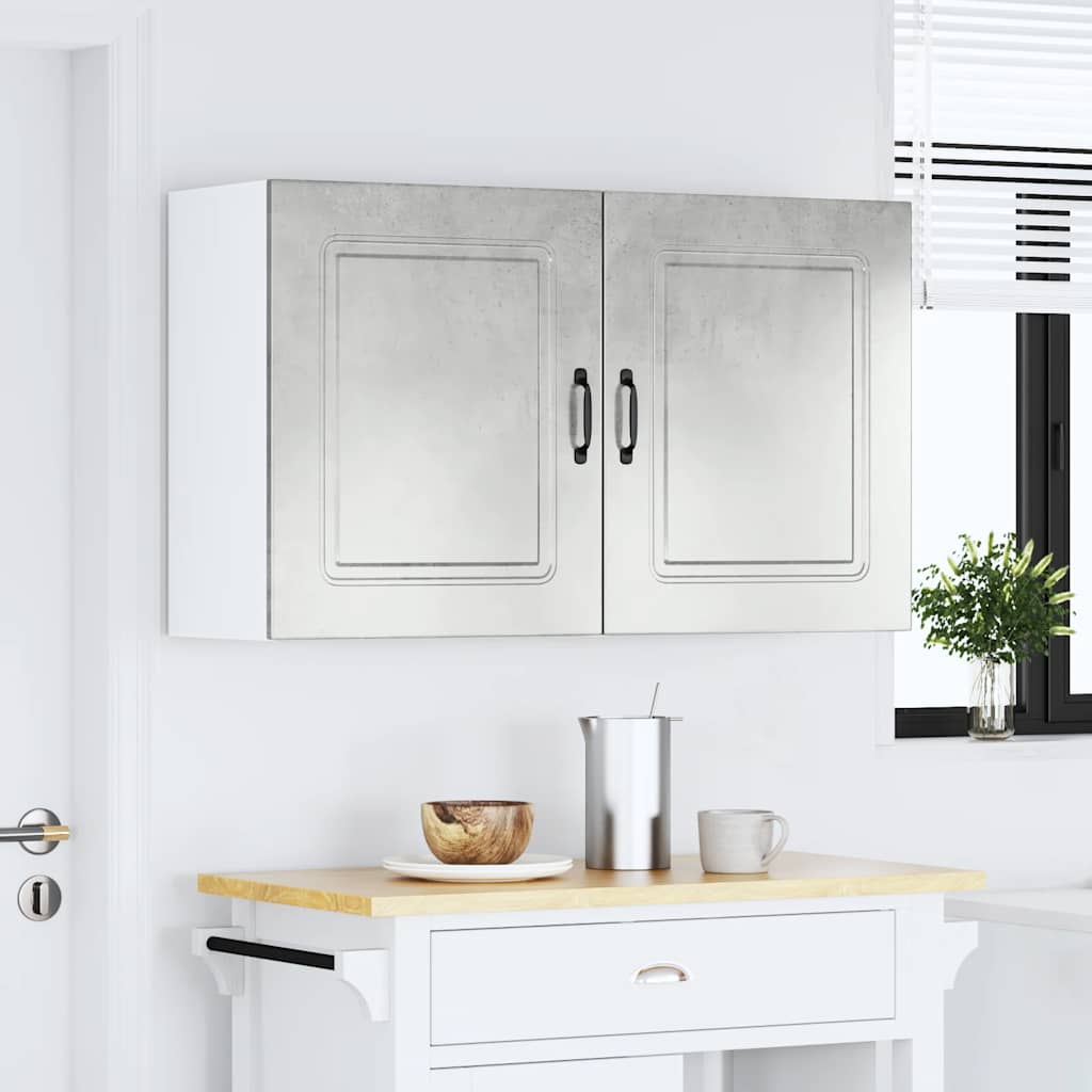 vidaXL Kitchen Wall Cabinets 2 pcs "Kalmar" Concrete Grey