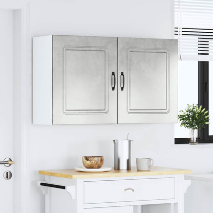 vidaXL Kitchen Wall Cabinets 2 pcs "Kalmar" Concrete Grey