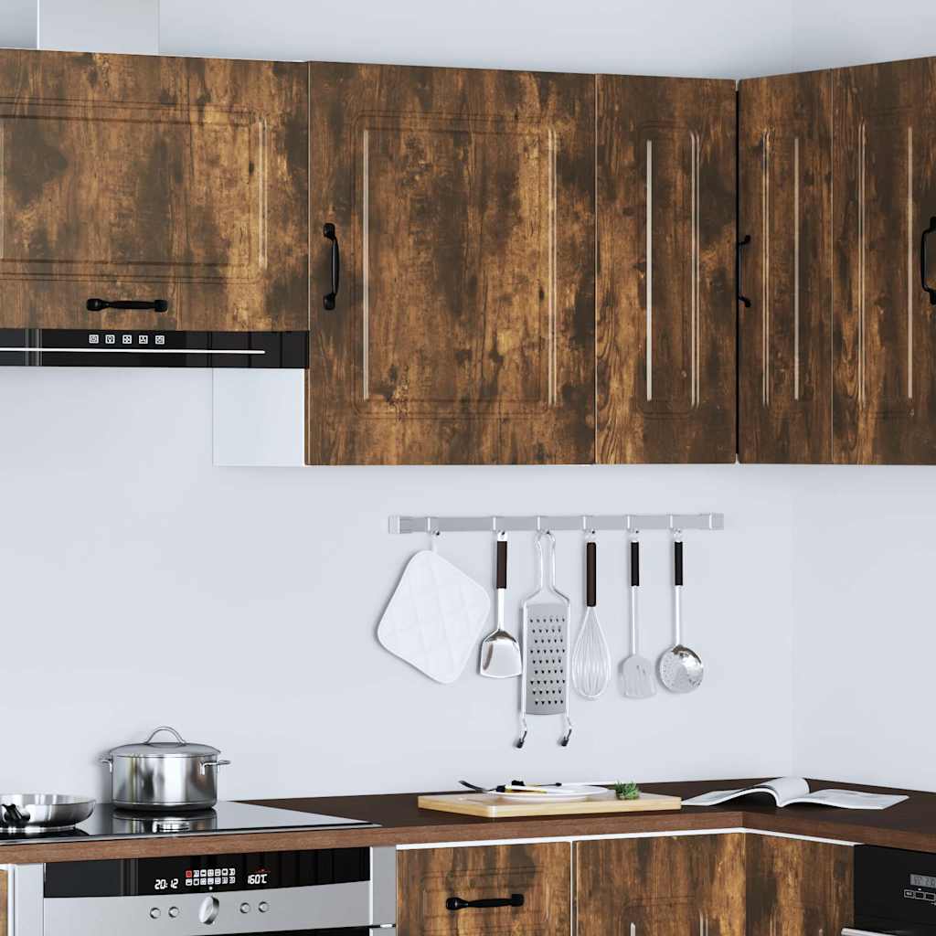 vidaXL Kitchen Wall Cabinet Kalmar Smoked Oak Engineered Wood
