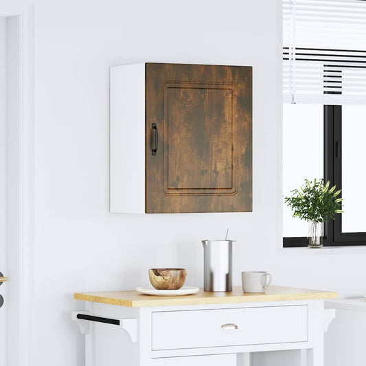 vidaXL Kitchen Wall Cabinet Kalmar Smoked Oak Engineered Wood