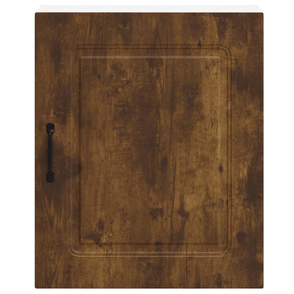 vidaXL Kitchen Wall Cabinets 2 pcs Kalmar Smoked Oak Engineered Wood