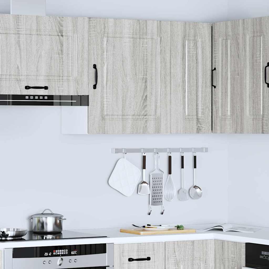 vidaXL Kitchen Wall Cabinet Kalmar Grey Sonoma Engineered Wood