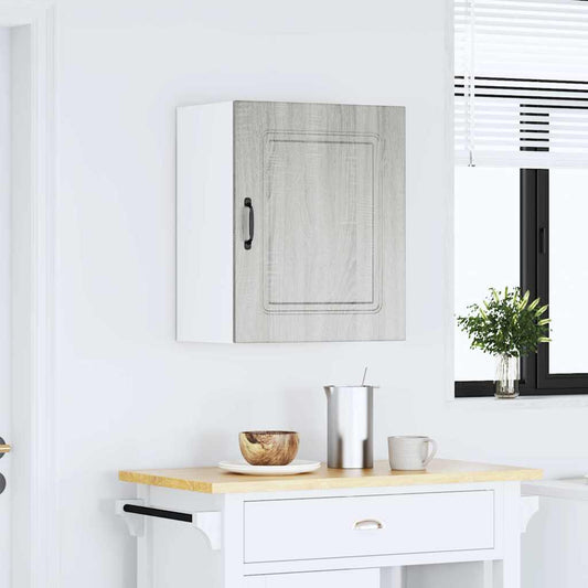 vidaXL Kitchen Wall Cabinet Kalmar Grey Sonoma Engineered Wood