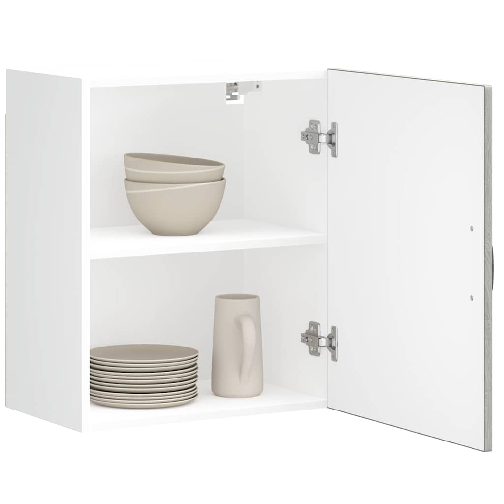 vidaXL Kitchen Wall Cabinets 2 pcs Kalmar Grey Sonoma Engineered Wood